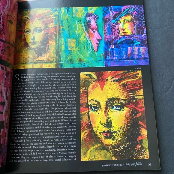 Somerset Studio The Art of Paper and Mixed Media Magazine March/ April 2015 - Picture 9 of 15